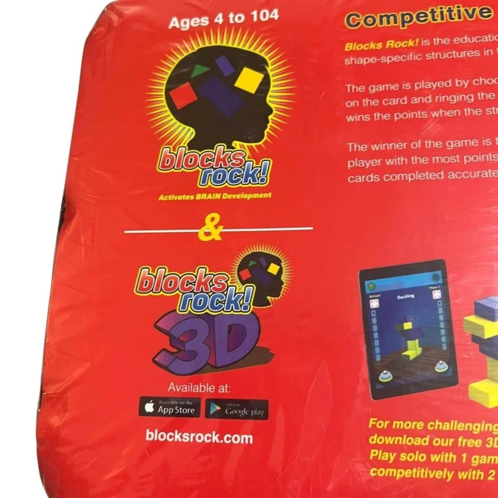 Blocks Rock! STEM Toy for Kids Educational Game Activates Brain Development